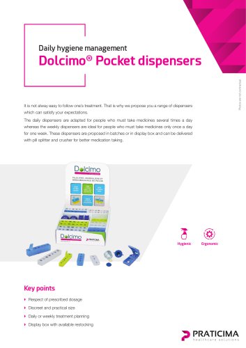 Dolcimo® Pocket dispensers