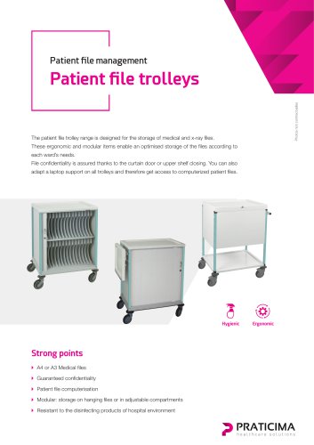 Patient file trolley range