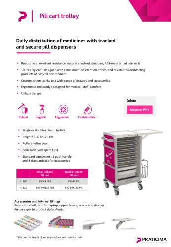 Pili cart distribution trolley