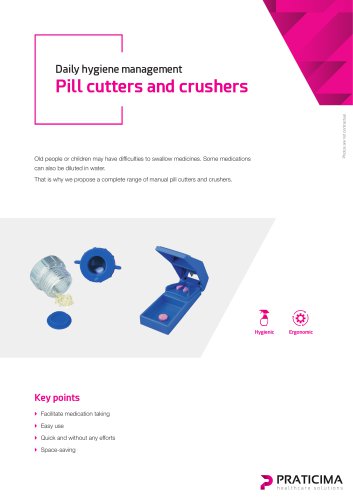 Pill cutters and crushers