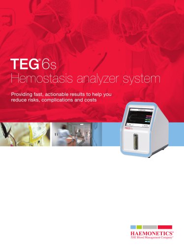 TEG 6s Hemostasis analyzer system