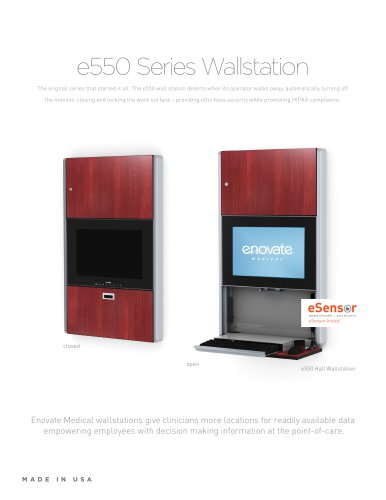 e550 Series Wallstation