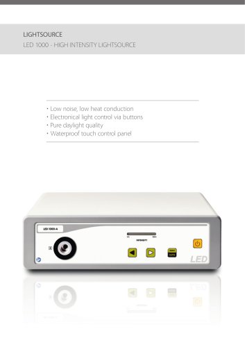 LED 1000 - HIGH INTENSITY LIGHTSOURCE