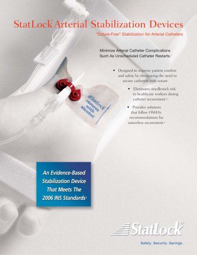 StatLock® Arterial Ultra Stabilization Device