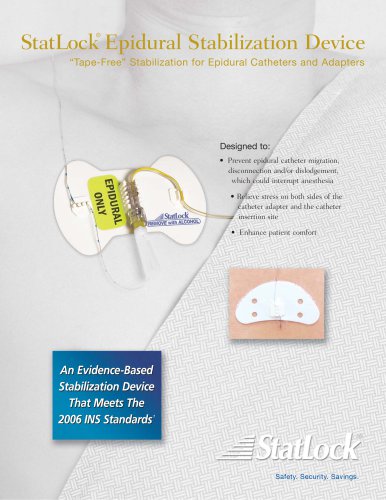 StatLock® Epidural Stabilization Device