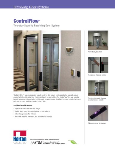 ControlFlow Revolving Door Security