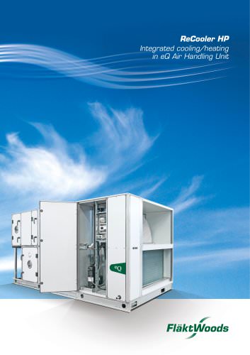 ReCooler HP Integrated cooling/heating in eQ Air Handling Unit