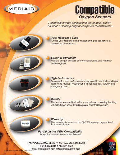 Compatible Oxygen Sensor