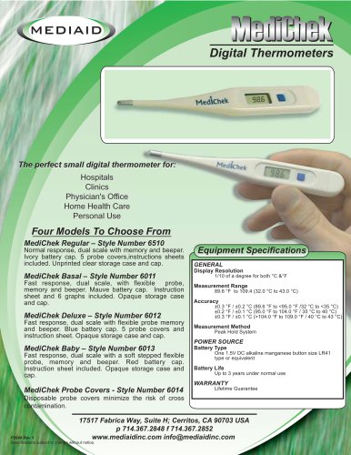 Digital Thermometers