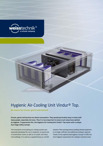 Hygienic Air-Cooling Unit Vindur® Top