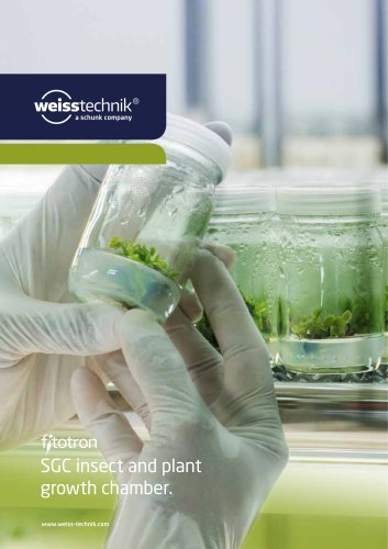 SGC insect and plant growth chamber