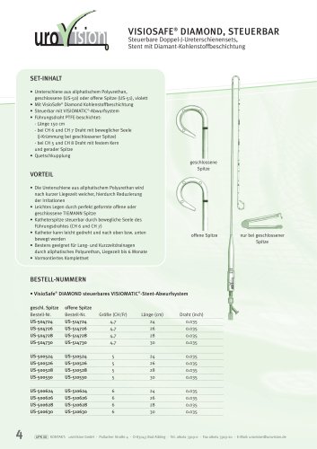 VISIOSAFE® DIAMOND, STEUERBAR