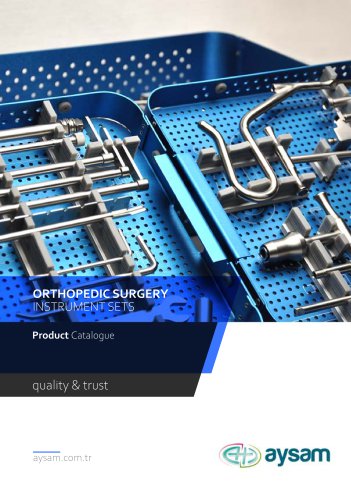 ORTHOPEDIC SURGERY INSTRUMENT SETS