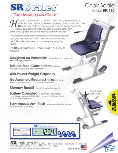 Chair Scale Model SR 730