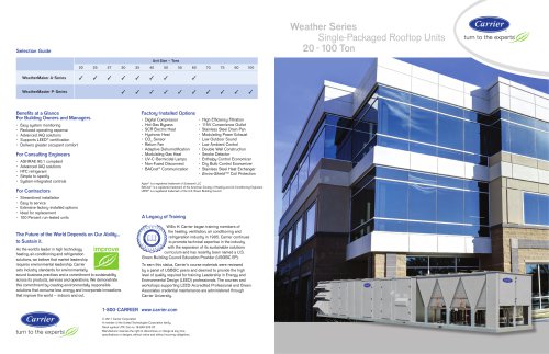 20-Ton-Plus Single-Packaged Rooftop Units