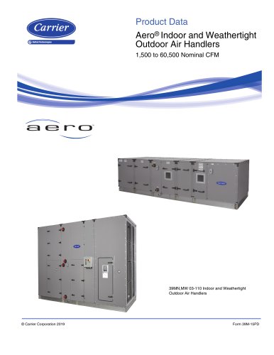 Aero® Indoor and Weathertight Outdoor Air Handlers