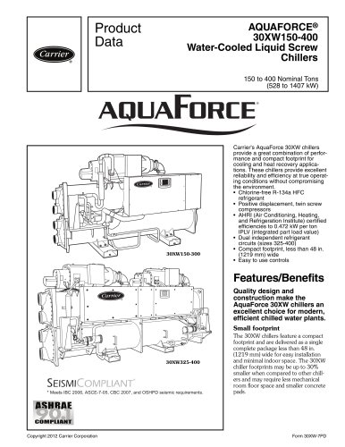AQUAFORCE® 30XW150-400