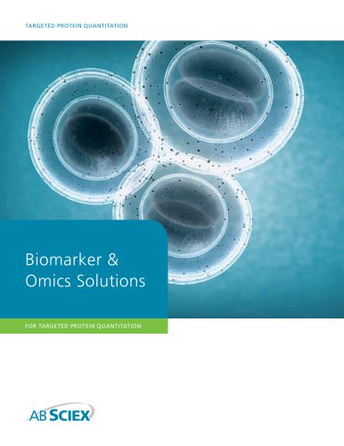 Biomarker and Omics Solutions for Targeted Protein Quantitation