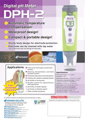 Digital pH Meter DPH-2