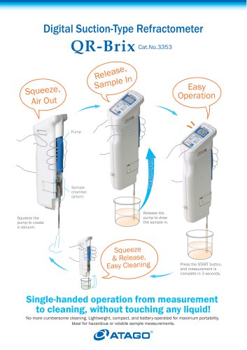 Digital Suction-Type Refractometer QR-Brix