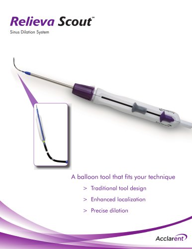 RELIEVA SCOUT Sinus Dilation System Brochure