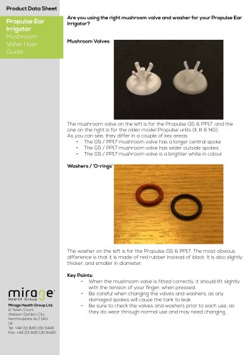 Mushroom Valve User Guide