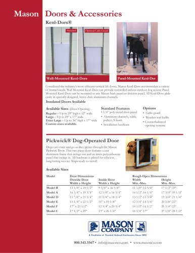 Mason Doors & Accessories