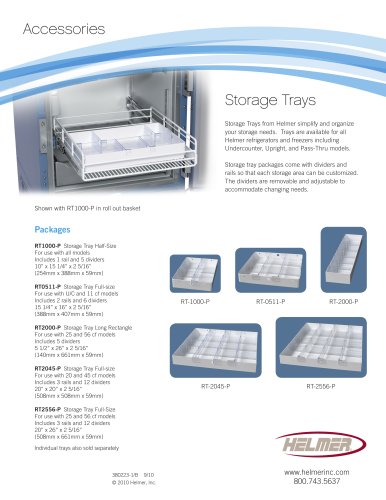 Storage Trays