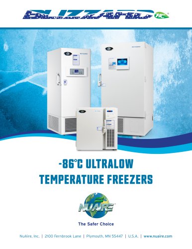 Blizzard HC -86C ULT Freezer Product Catalog