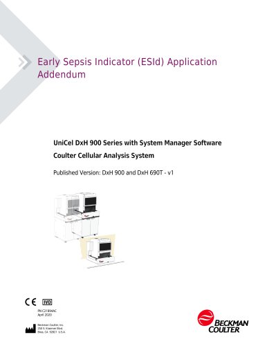 Early Sepsis Indicator (ESId) Application Addendum