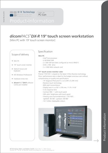 dicom PACS DX-R 19"