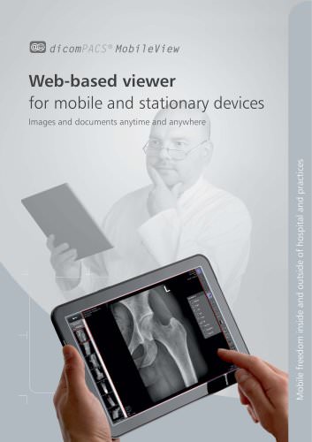 dicomPACS® Mobileview Web-based viewer for mobile and stationary devices