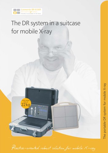 Leonardo DR 4336R The DR system in a suitcase for mobile X-ray