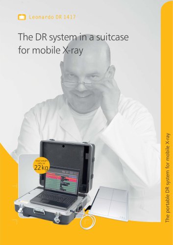 Leonarlo DR 1417 The DR system in a suitcase for mobile X-ray