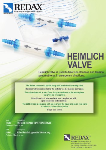 Heimlich Valve