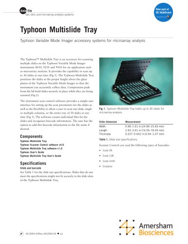 Typhoon Multislide Tray