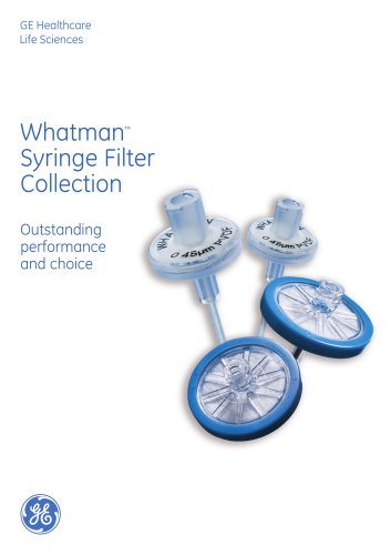 Watman Syringe Filter Collection