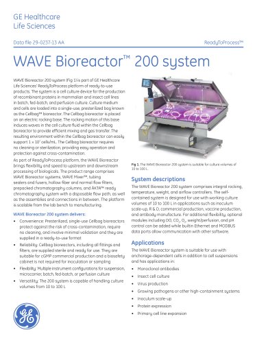 WAVE Bioreactor 200 System