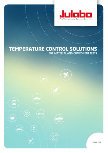 JULABO Temperature Control Solutions for Material and Component Tests