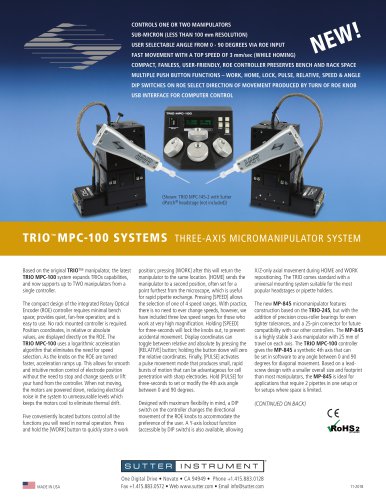 TRIO™ MPC-100 SYSTEMS