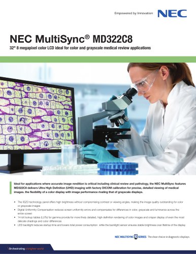 NEC MultiSync® MD322C8