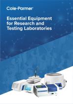 Essential Equipment for Research & Testing Labs Brochure