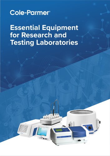 Essential Equipment for Research & Testing Labs Brochure