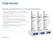 HM-200 and SHM-200 Series Heater Stirrer Mantles