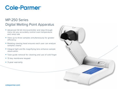 MP-250 Digital Melting Point