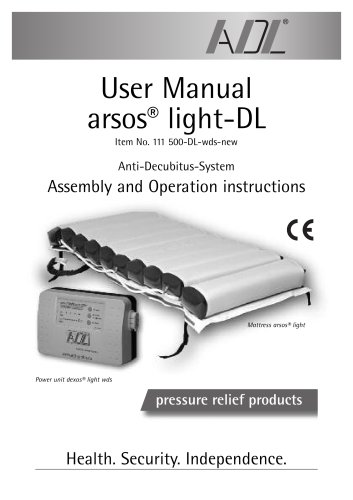 User Manual arsos® light-DL