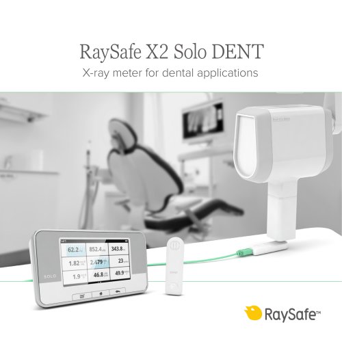 RaySafe X2 Solo DENT Product and Specification Brochure