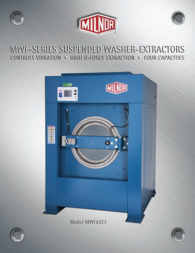 MWF-SERIES SUSPENDED WASHER-EXTRACTORS