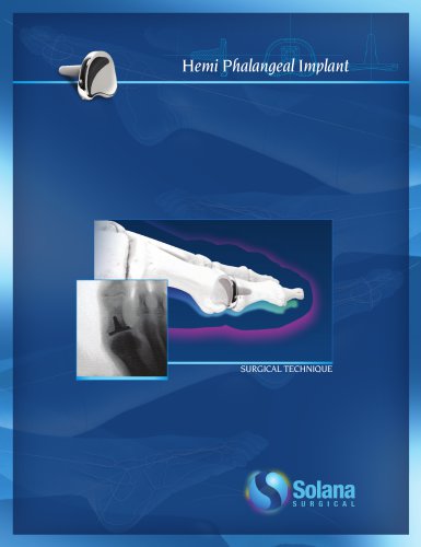 Hemi Phalangeal Implant