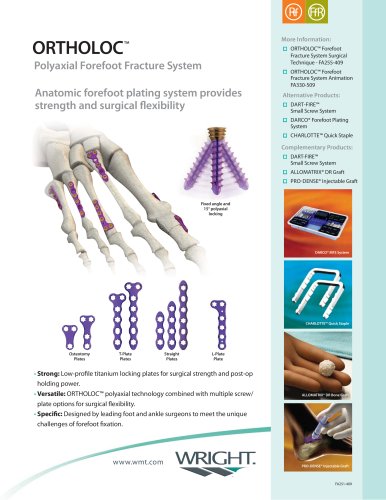 ORTHOLOC® Polyaxial Fracture System ? FA251?409